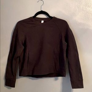 Lululemon Black Crewneck Sweatshirt